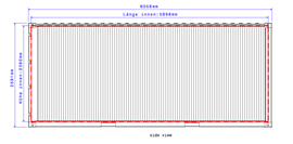 Abbildung 1.2.1: Seitenansicht 20 Fuß DC Container    
