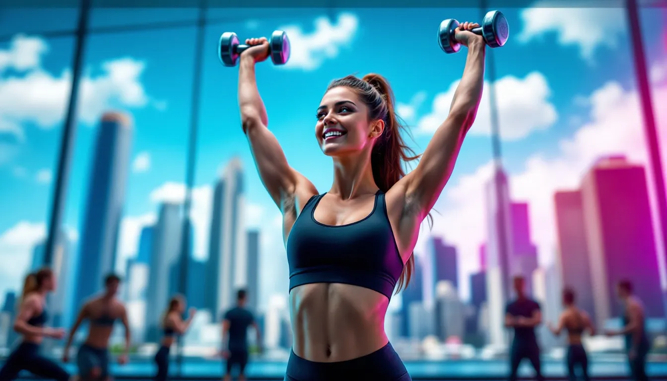 Promotional banner for special offers at a fitness club.