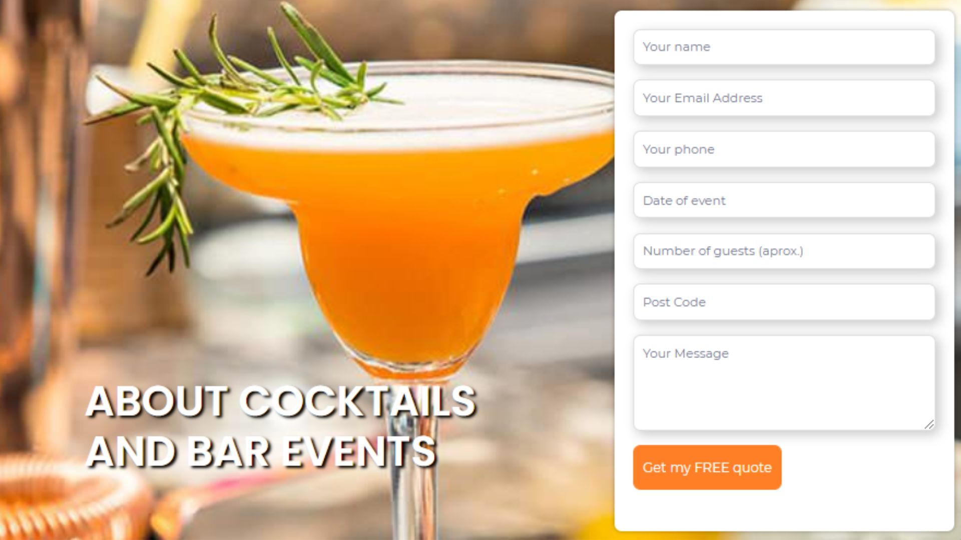 What Types of Events Does Mobile Bar Hire Cater? -