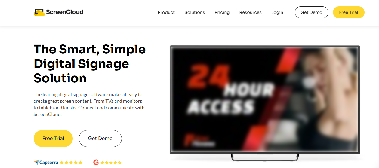 8 Best Digital Signage Reviews 9 screencloud best for remote content management