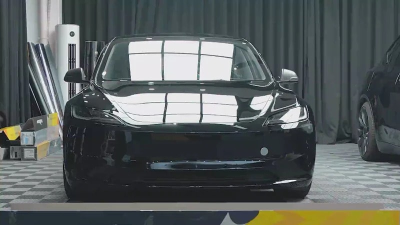 A nicely wrapped car stands out