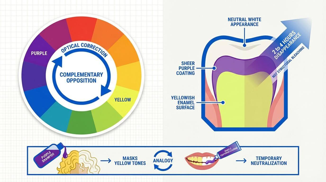 How Does Purple Toothpaste Work? (The Color Theory Explained)
