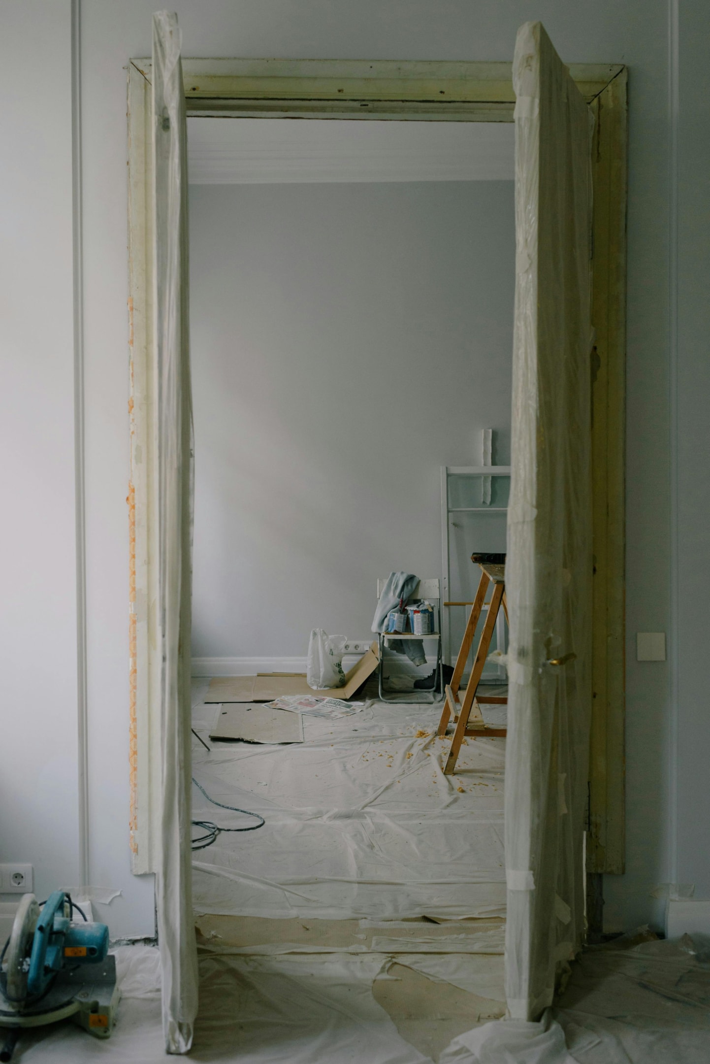 Interior of home that is in the midst of renovations.