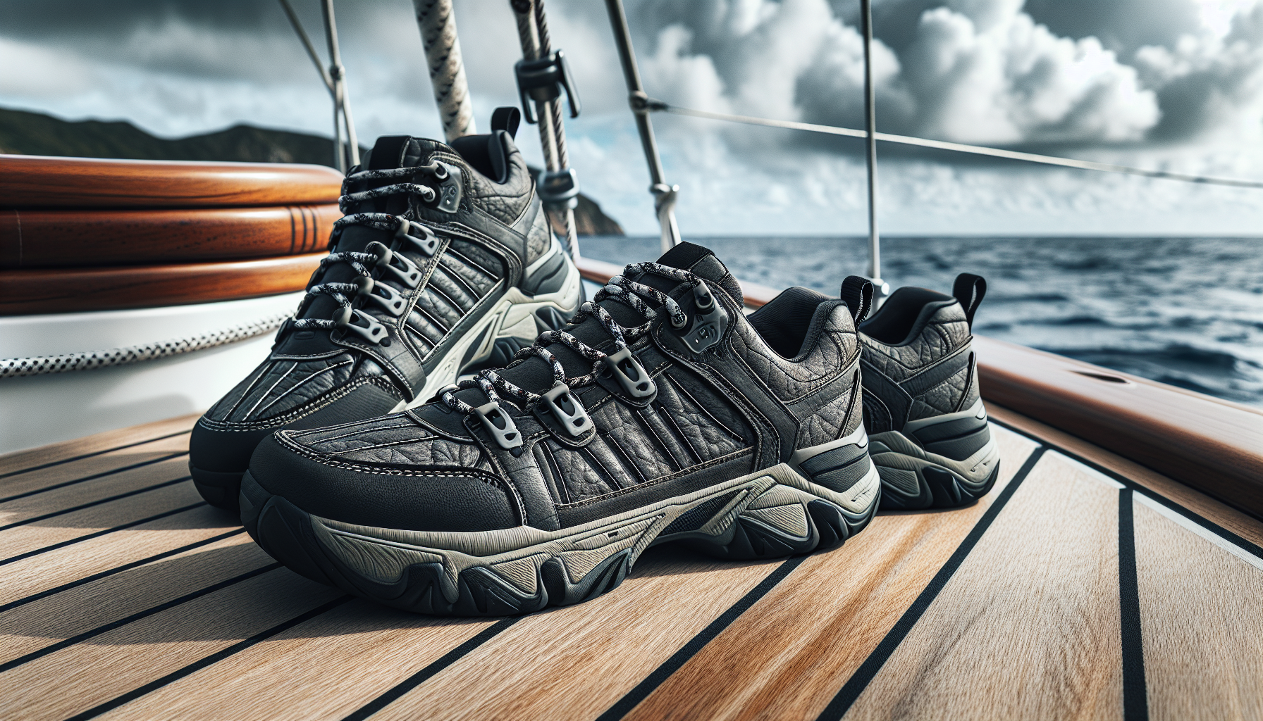 Specialized sailing shoes for offshore adventures