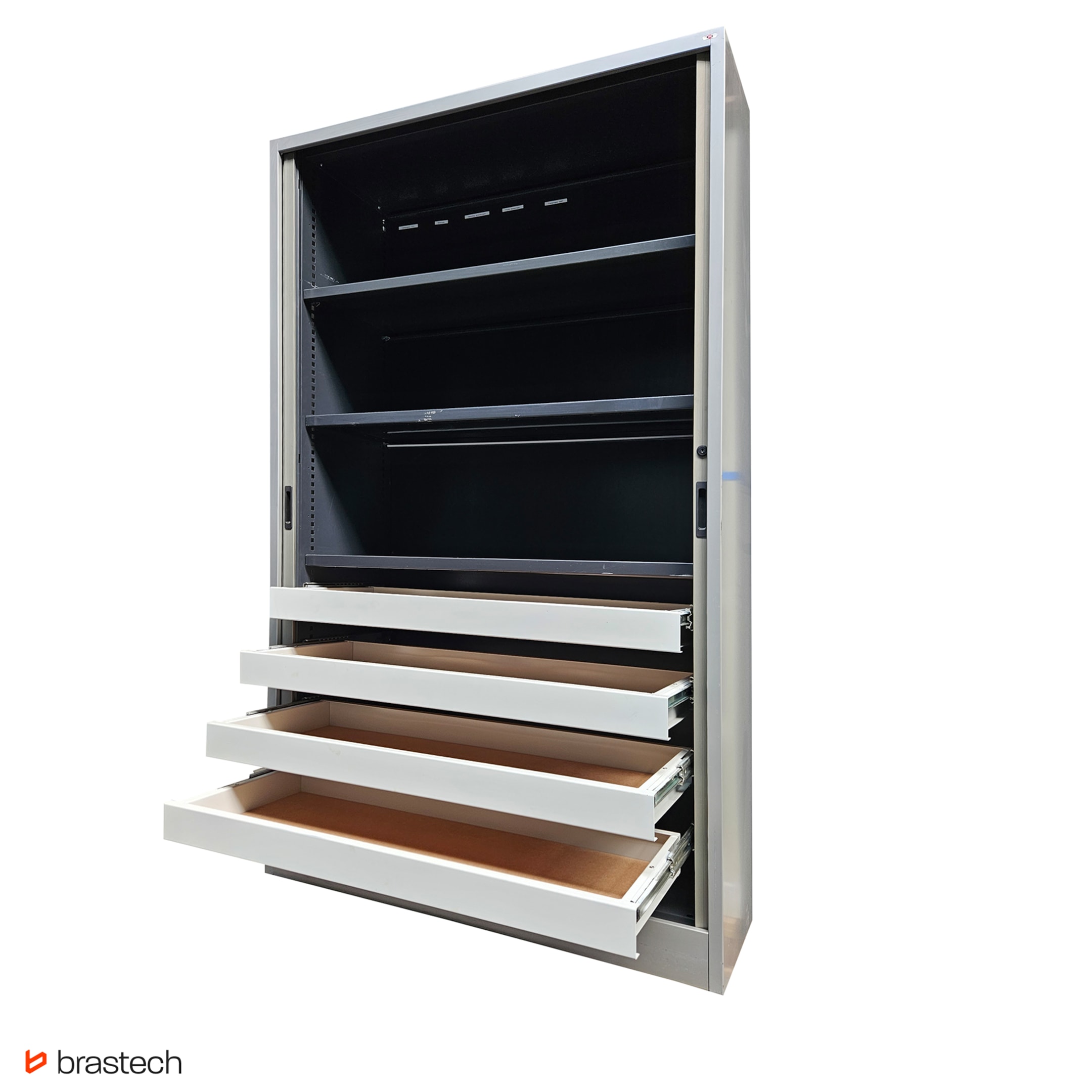 Bezpieczne przechowywanie narzędzi- najlepsze rozwiązania dla Twojego warsztatu! 1 Metalowa komoda z szufladami. Źródło: Brastech