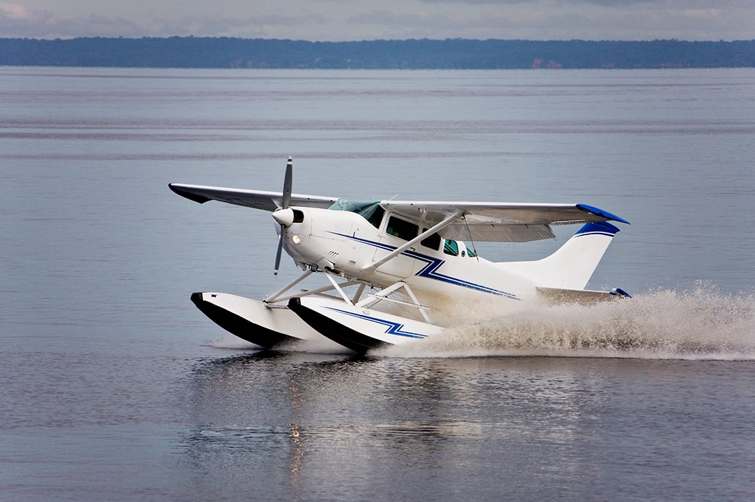 Pilots reviewing the Cessna 172 startup checklist.