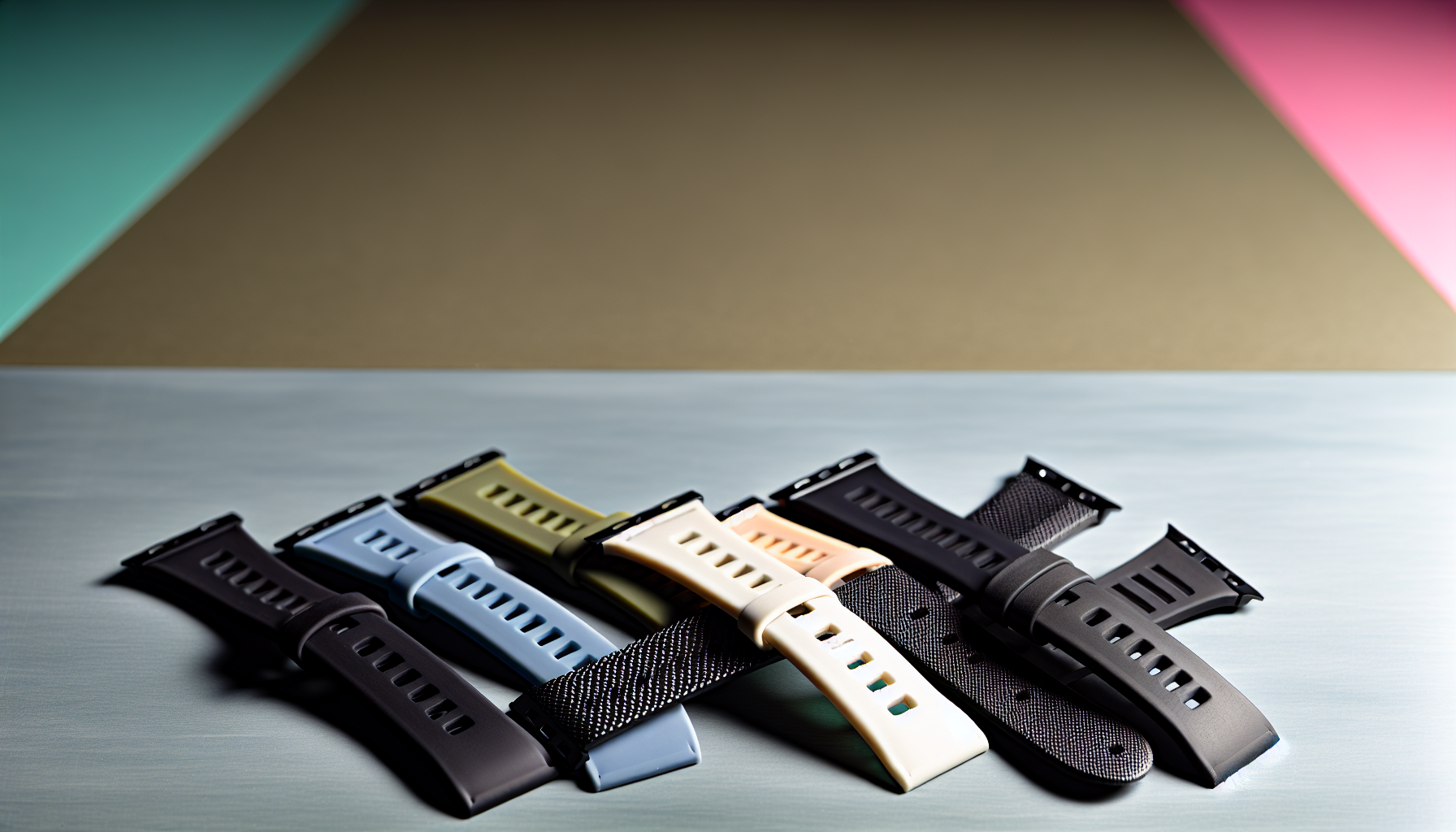 Durable rubber and NATO watch straps