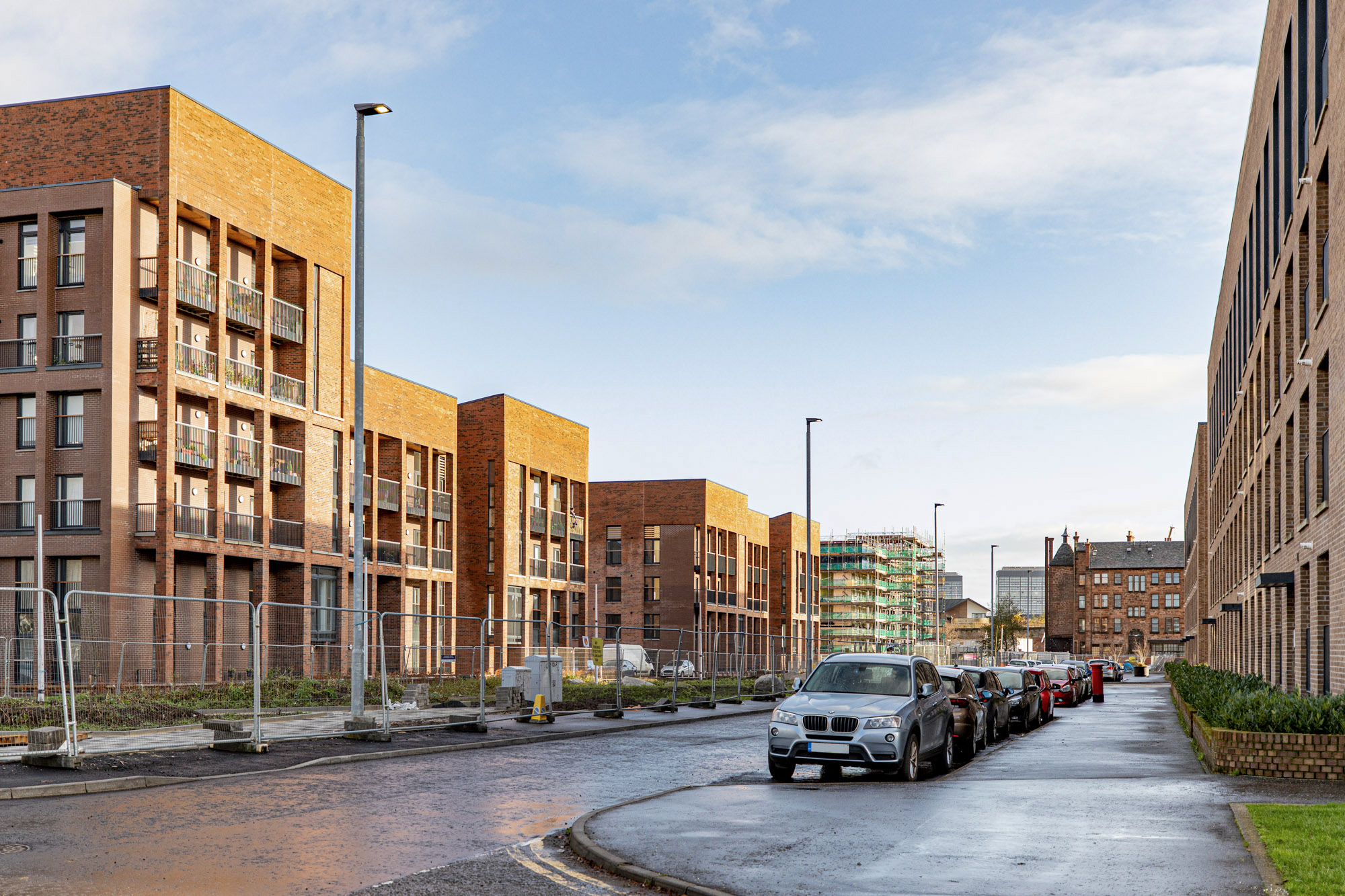 new affordable apartments built within the Laurieston, Gorbals area of Glasgow