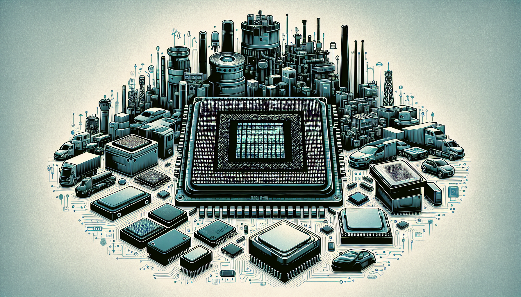 Illustration of high-performance microprocessors