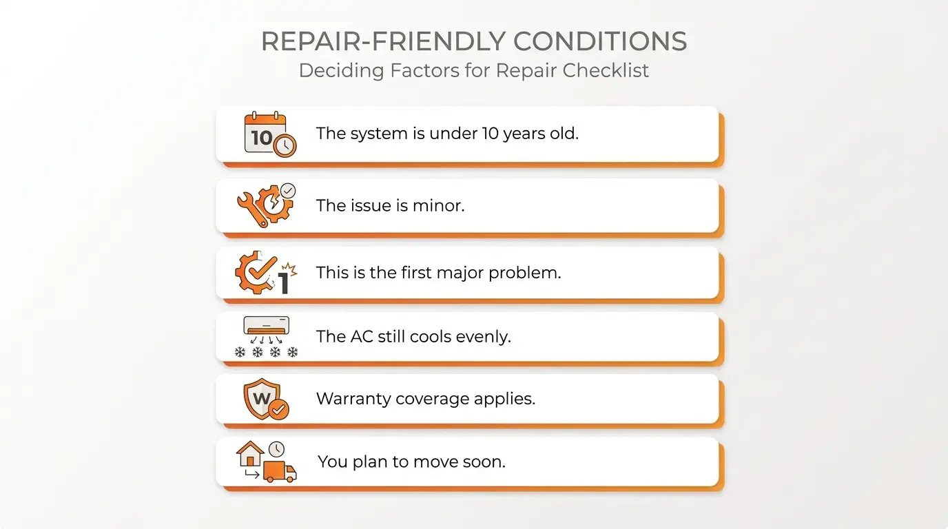 When Is AC Repair Cheaper Than Replacement?