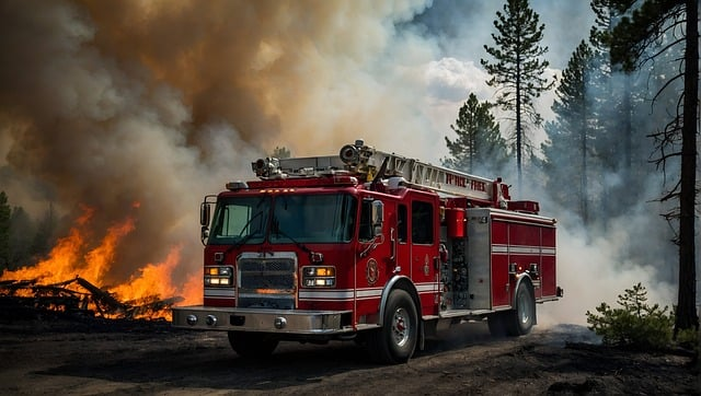 forest fire, forest, climate change