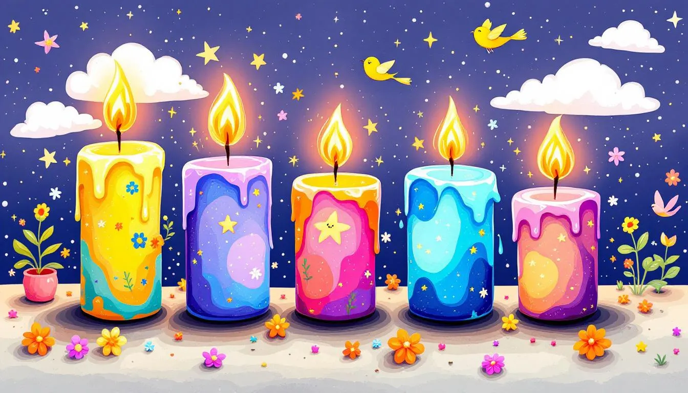 Customized scented candles with essential oils, ideal for homemade gifts.