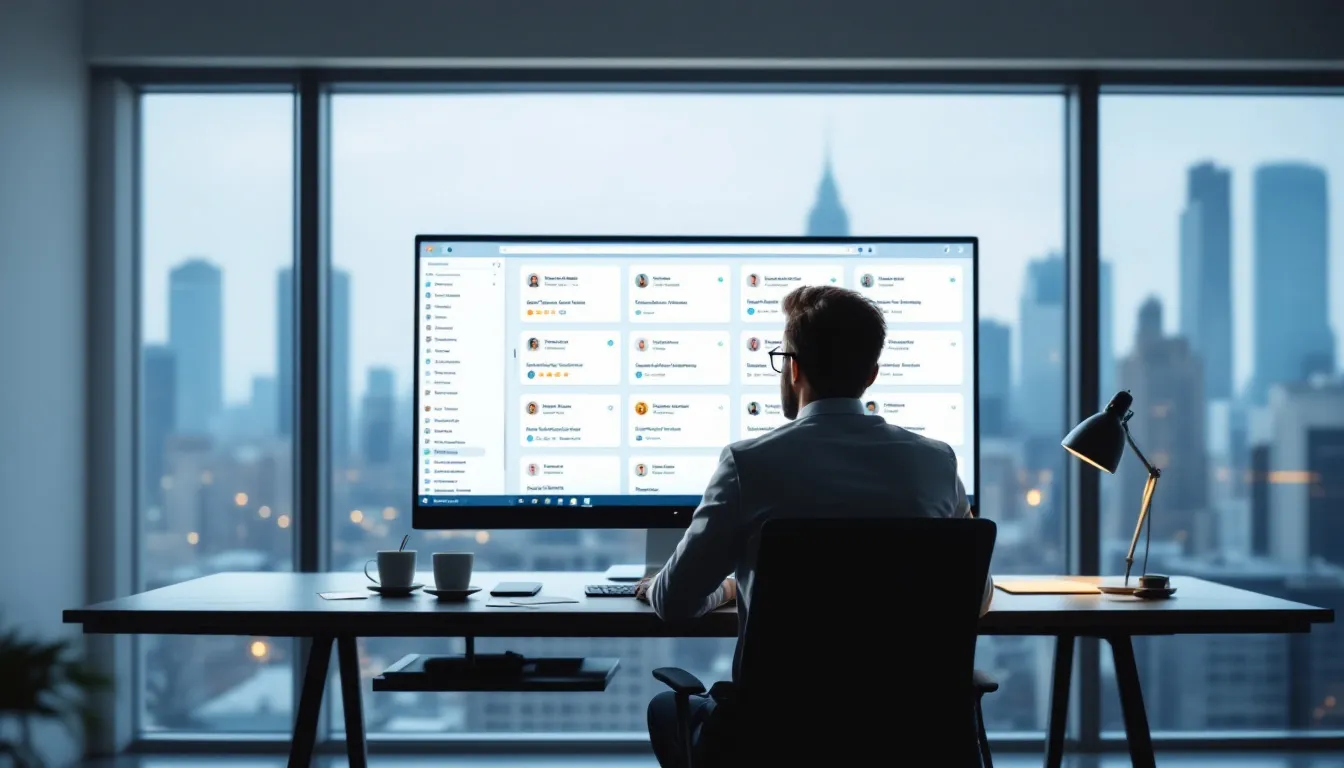 A person researching and evaluating offshore PHP developers online.