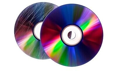 Scratched disc VS clean disc