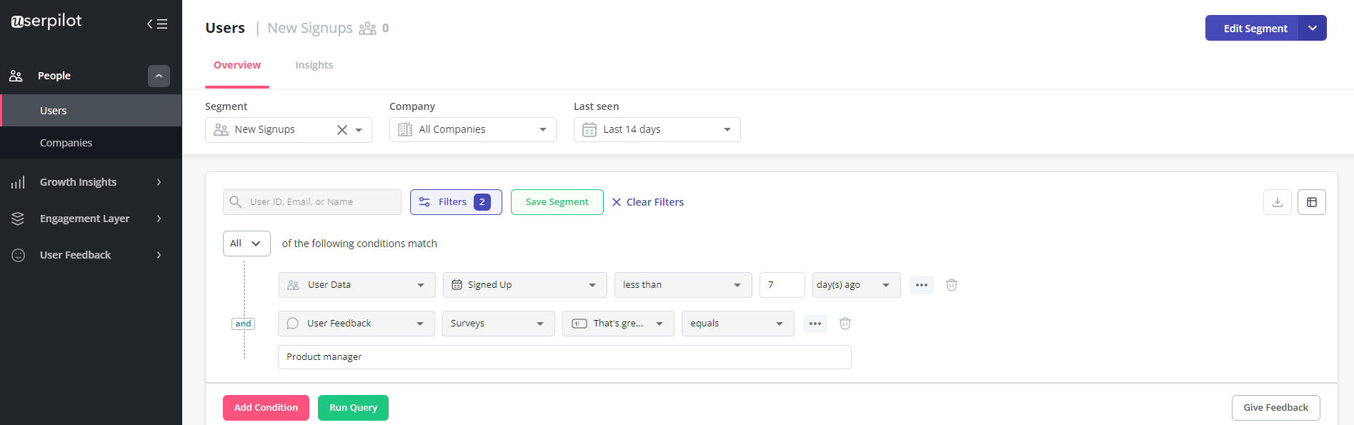 Create a personalized onboarding flow for different segments