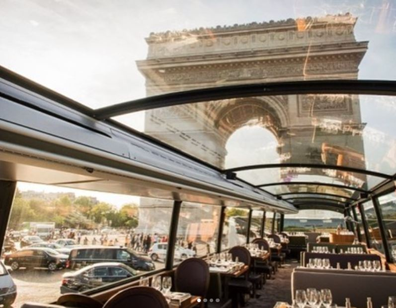 paris restaurants with view of the eiffel with amazing food
