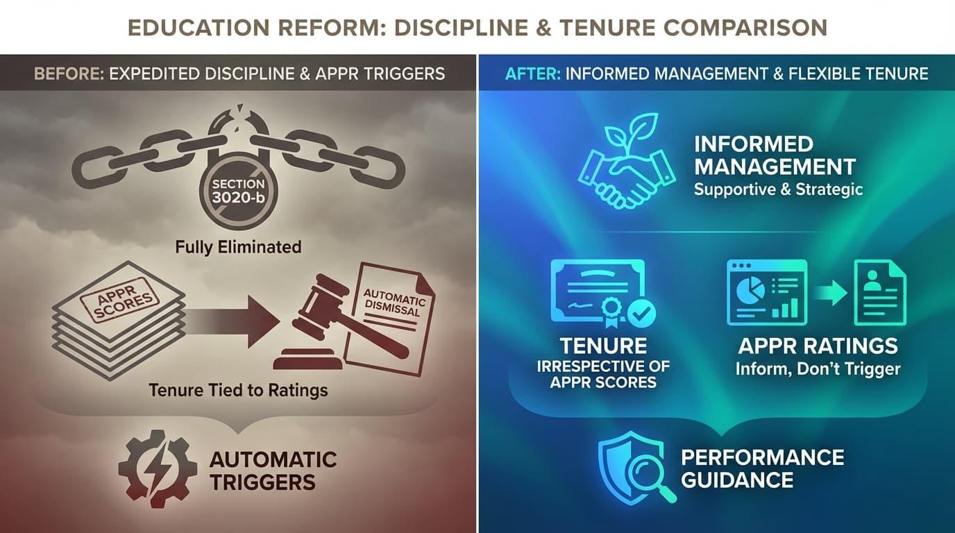 How Does STEPS Change Tenure Eligibility and Educator Disciplinary Processes?
