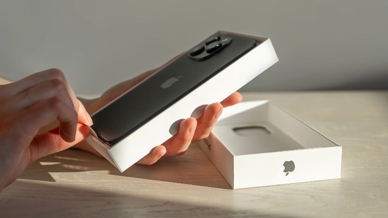 Apple's paper packaging
