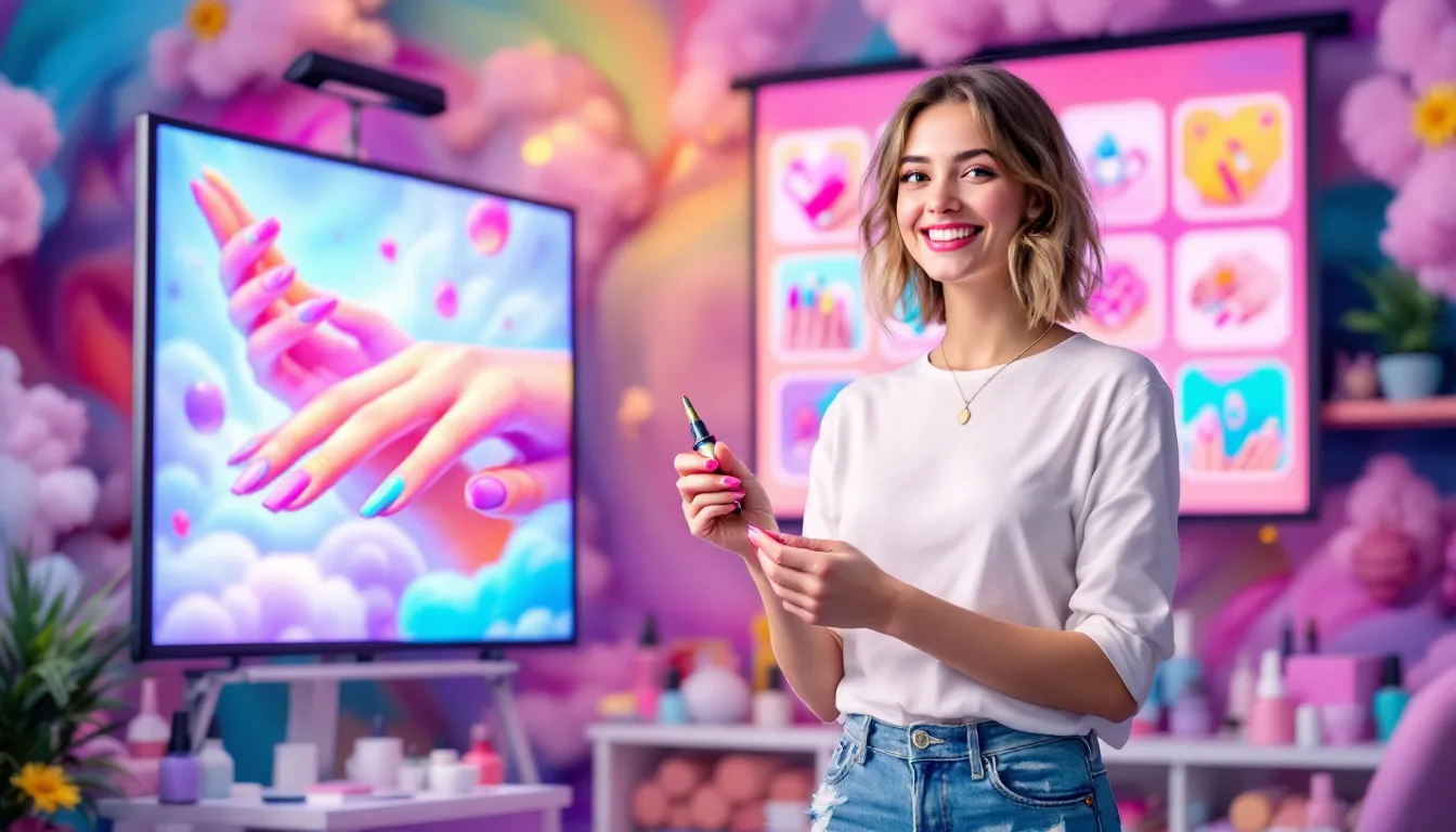 Marketing y promoción para un salón de uñas.