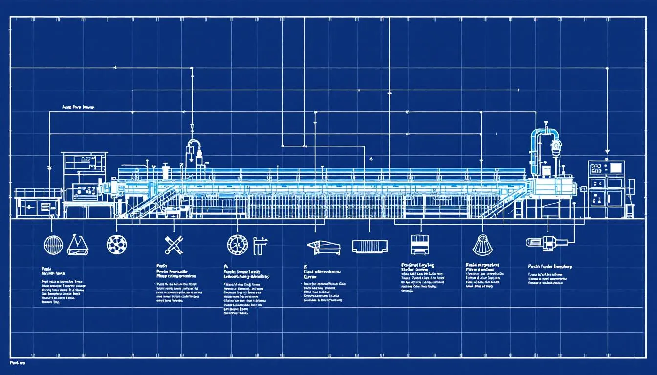 Advanced production technologies in fiberglass mesh manufacturing.