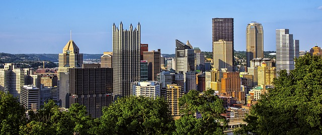 pittsburgh, city, downtown