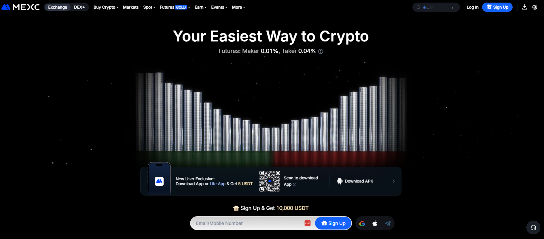 MEXC - Best Crypto Exchanges in India