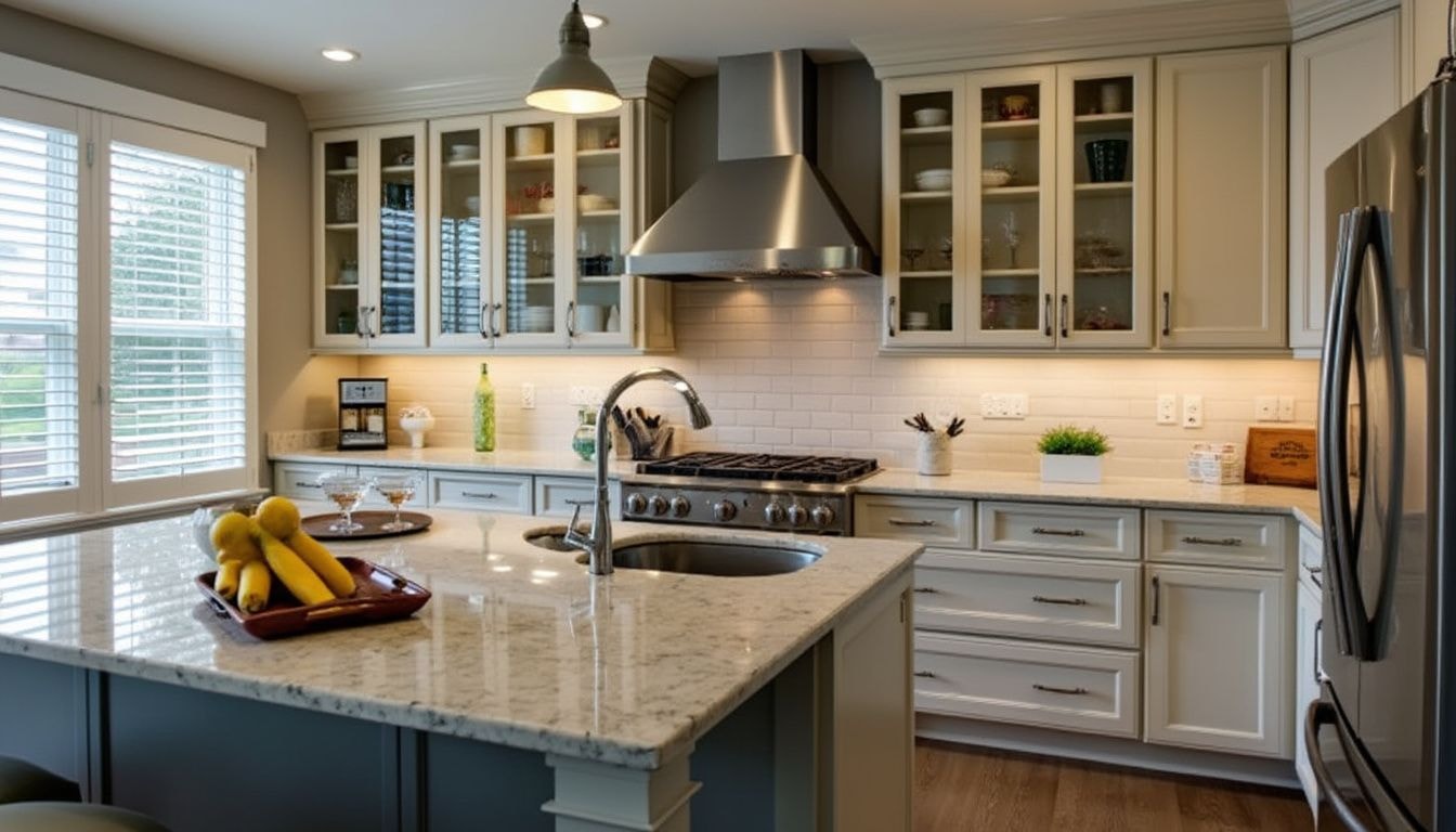 Open and modular kitchen remodeling