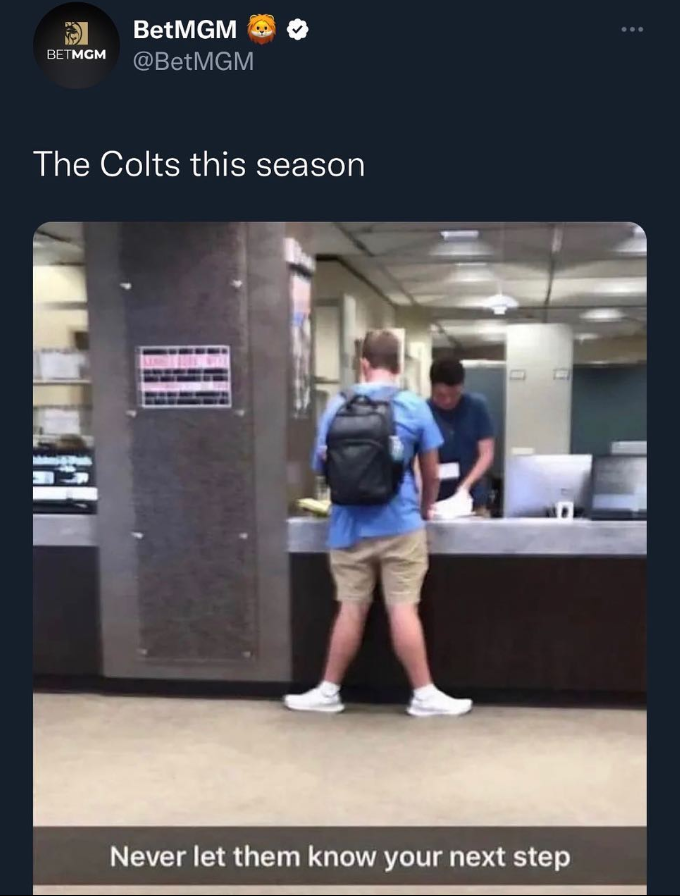 The Colts this season