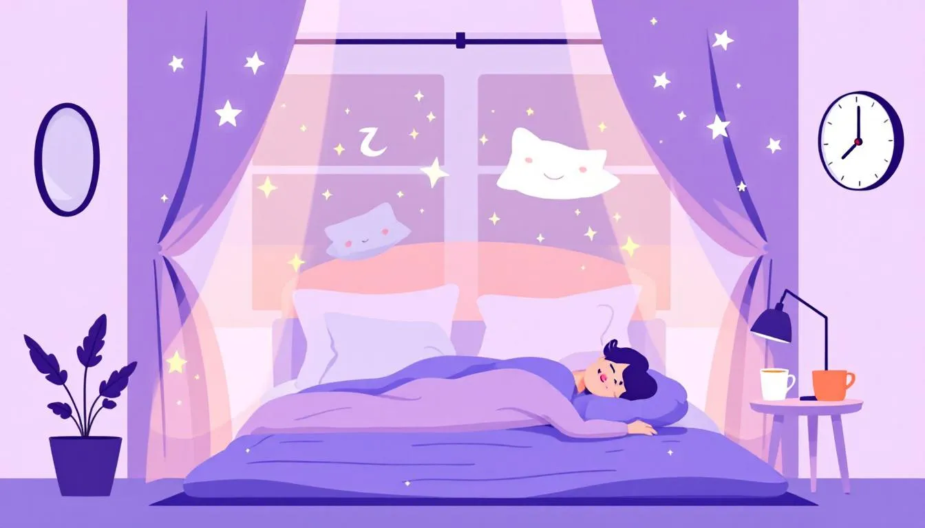 Improving sleep habits after 40 through routines and healthy practices.