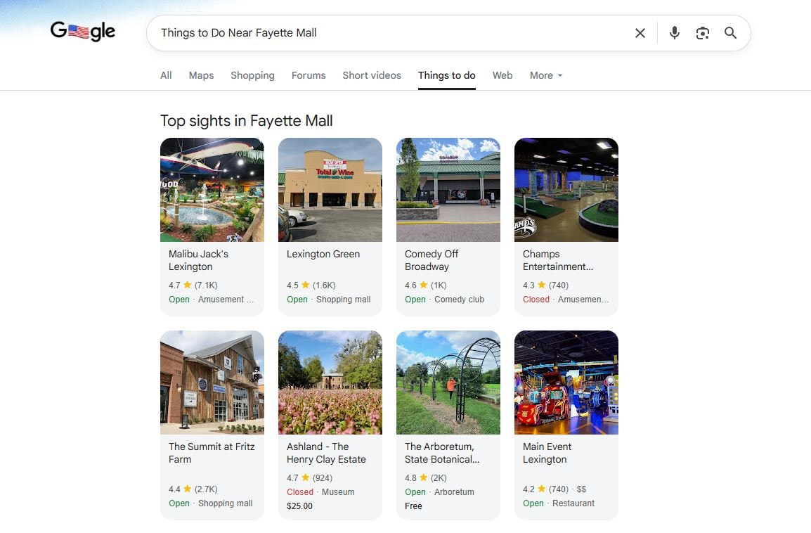 Things to do near fayette mall lexington ky including lodging around hotels near fayette mall ky