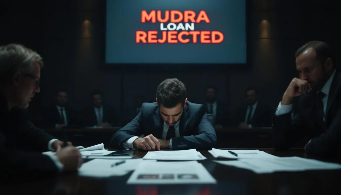 Steps to take immediately after a mudra loan rejection.