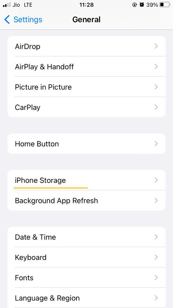 storage option