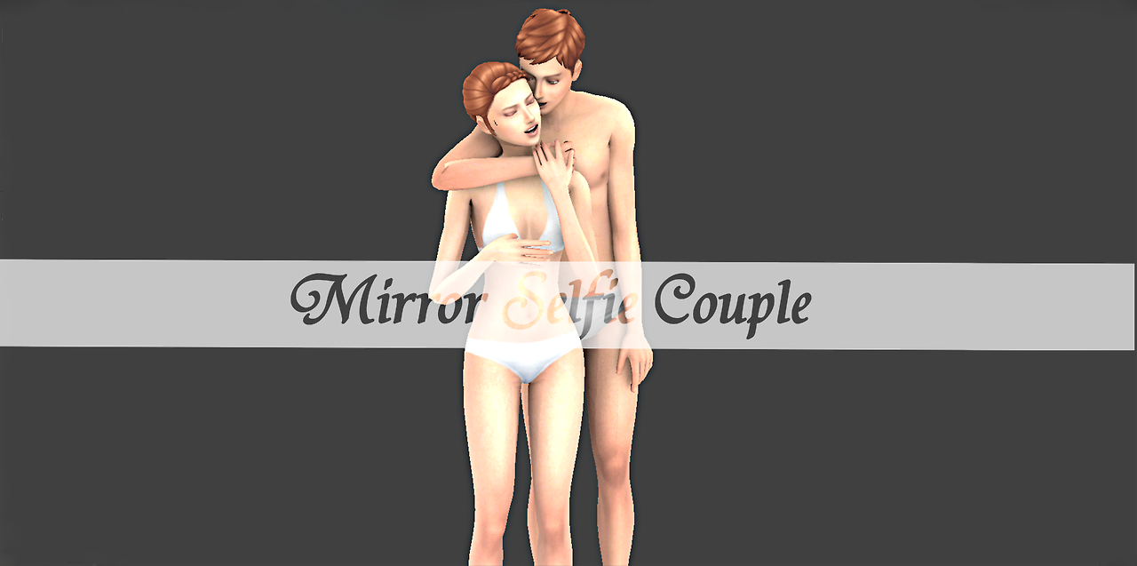 Mirror Selfie Couple Pose Pack