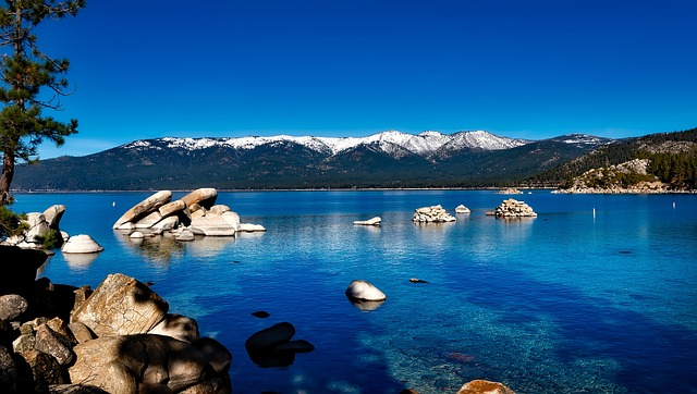 lake tahoe, california, mountain