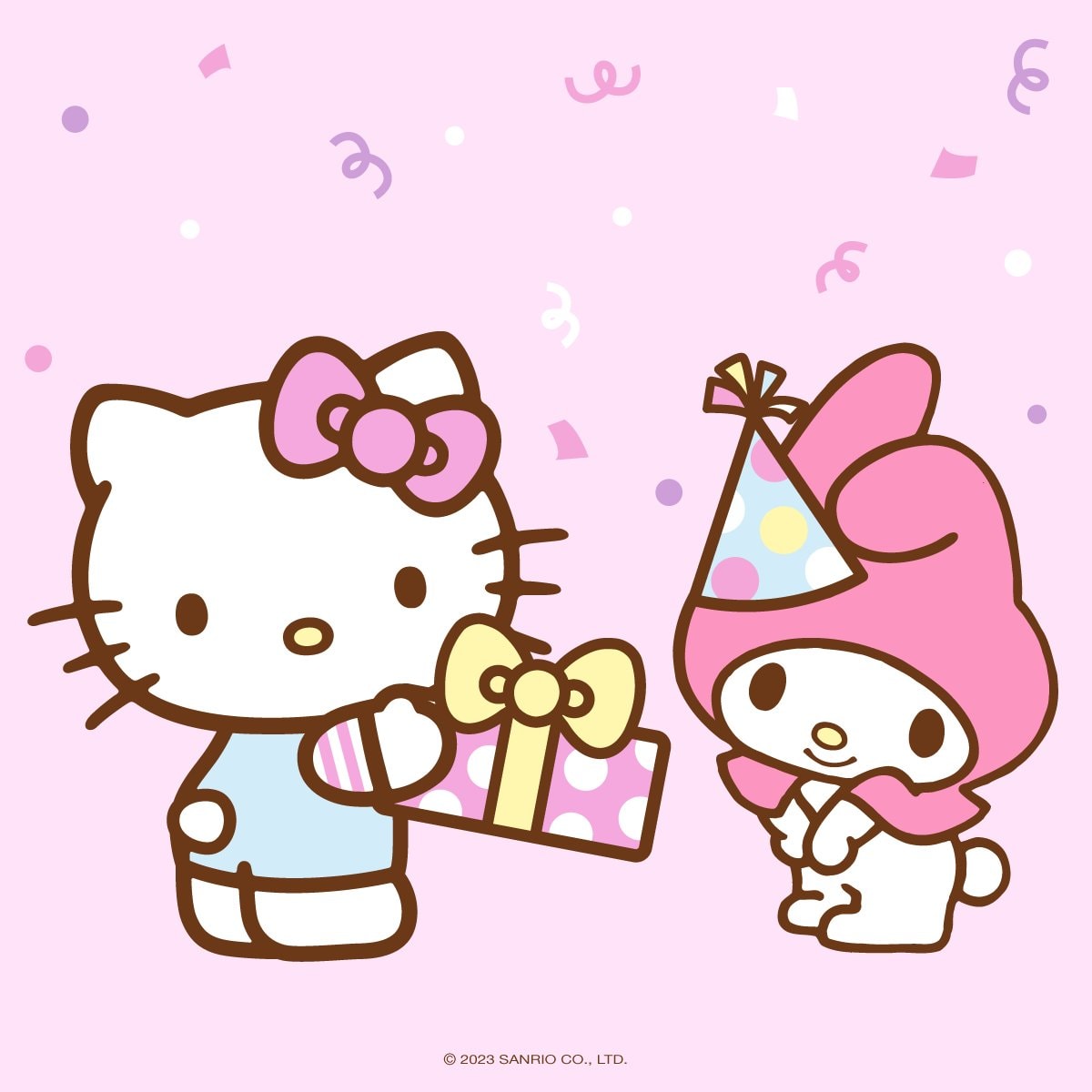 Just Hello Kitty and My Melody being best friend