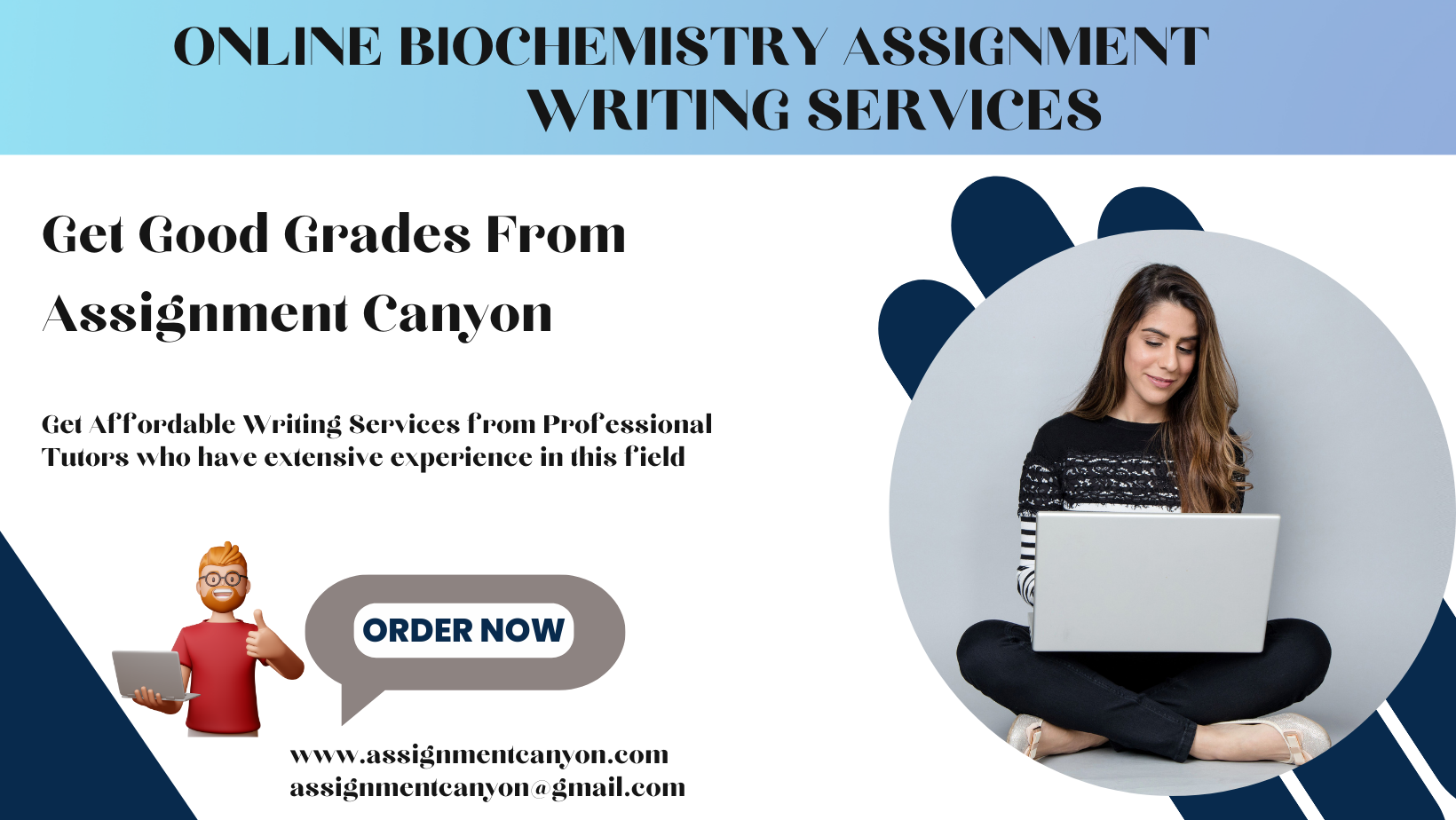 Assignment Canyon offers online biochemistry assignment writing services at reasonable rates for all academic levels