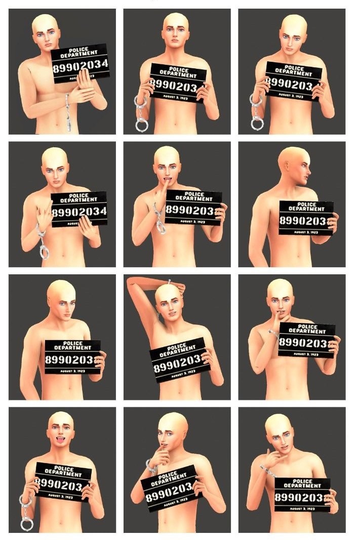 Mugshot Poses