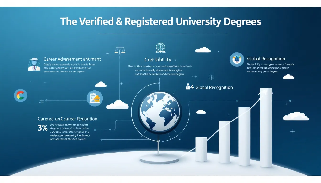 Beneficios de los títulos universitarios verificados y registrados.
