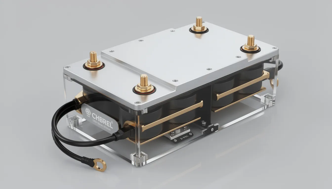 The image features a compact lithium car audio battery, highlighting its lightweight construction and terminal connections designed for advanced electric applications. This battery is built to enhance power efficiency in various vehicles, including cars and marine crafts, making it a versatile option for audio enthusiasts.