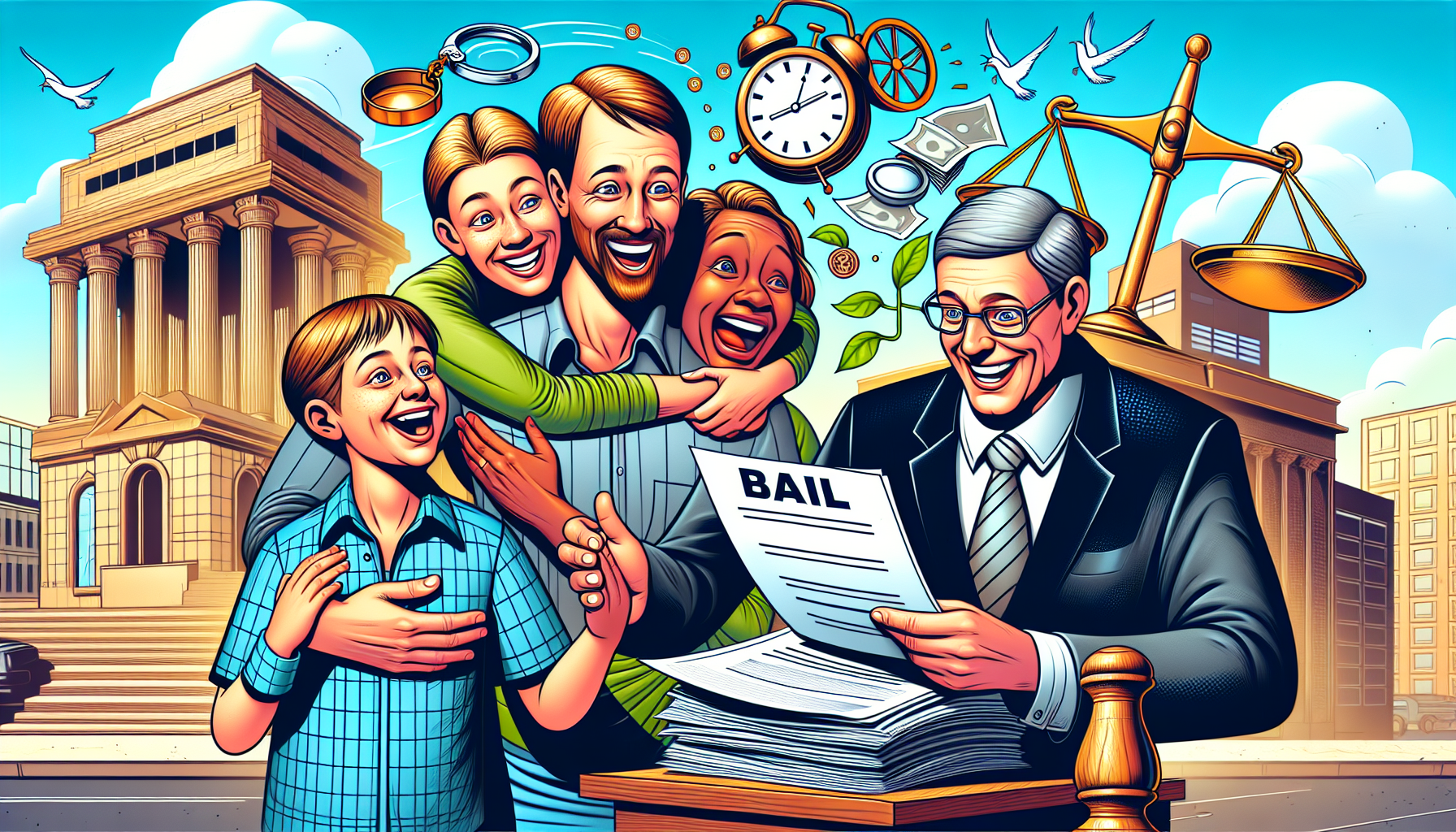 Benefits of using a bail bondsman in Chattanooga, showcasing quick release and support.