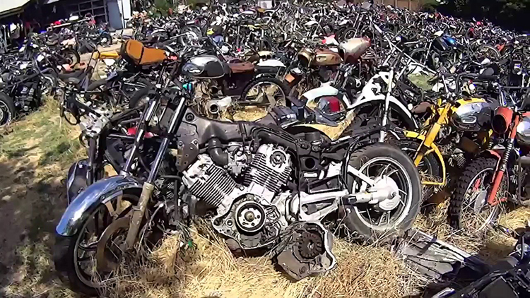 Boise Motorcycle Salvage Yard in Garden City Idaho