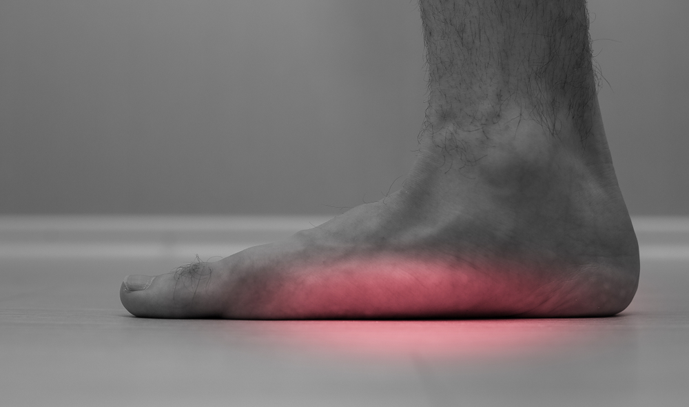 pain is one of the complications of flat feet
