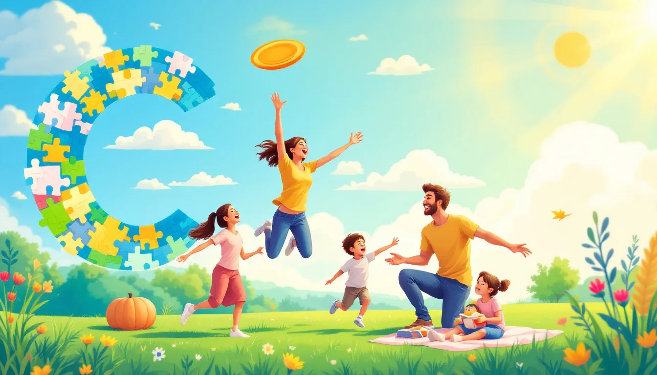 A happy family enjoying outdoor activities pain-free, symbolizing the long-term benefits of chiropractic care.