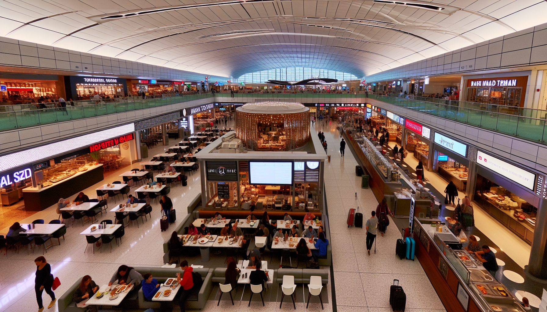 Dining options at Terminal 1, JFK Airport