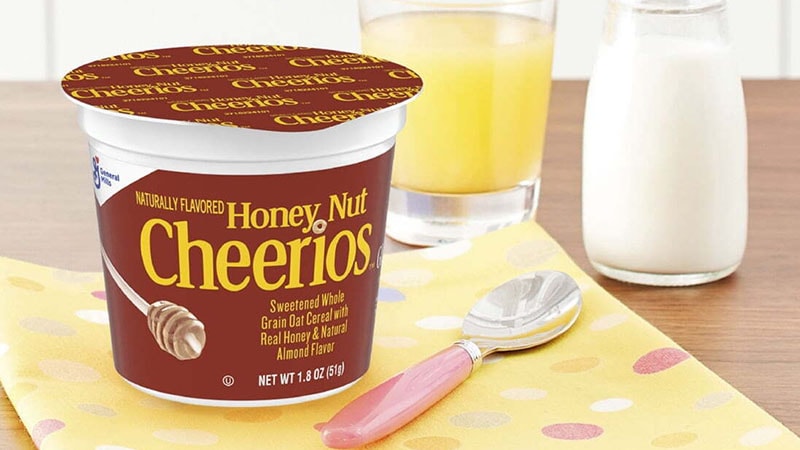 Cheerious cereal cup serving