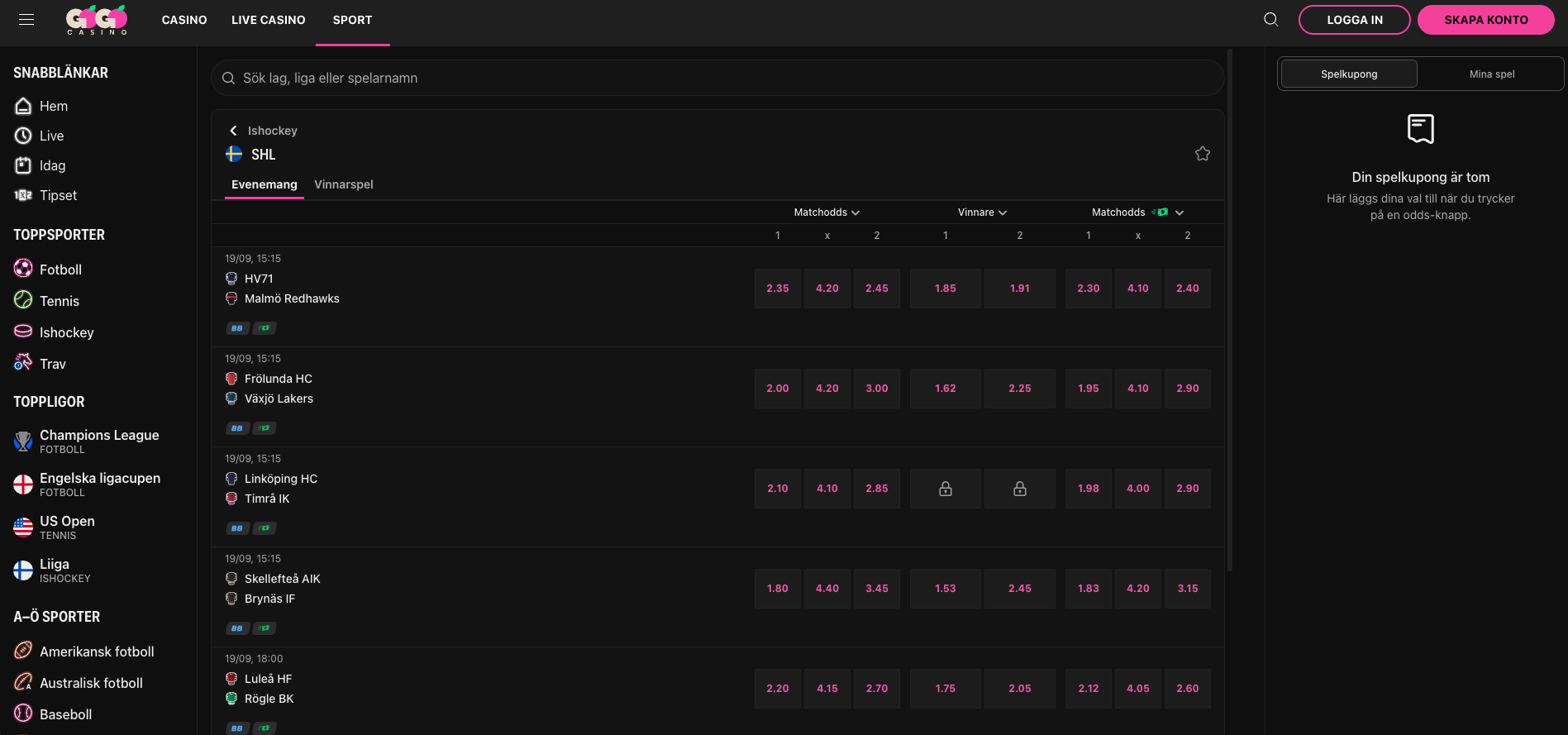 gogo casino shl