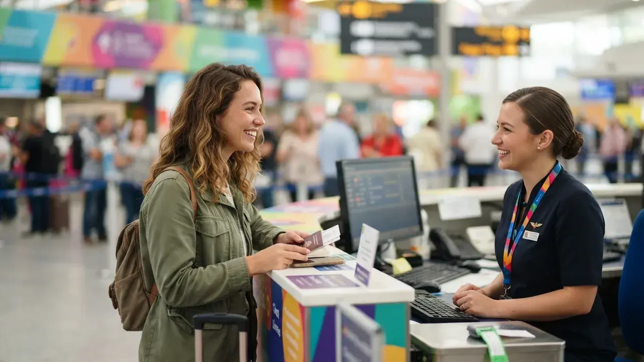 Structuring an onward ticket for a different return country