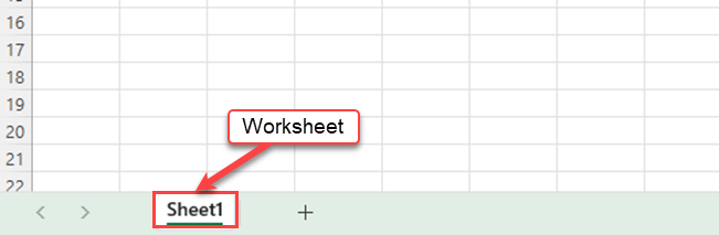 Excel Worksheet