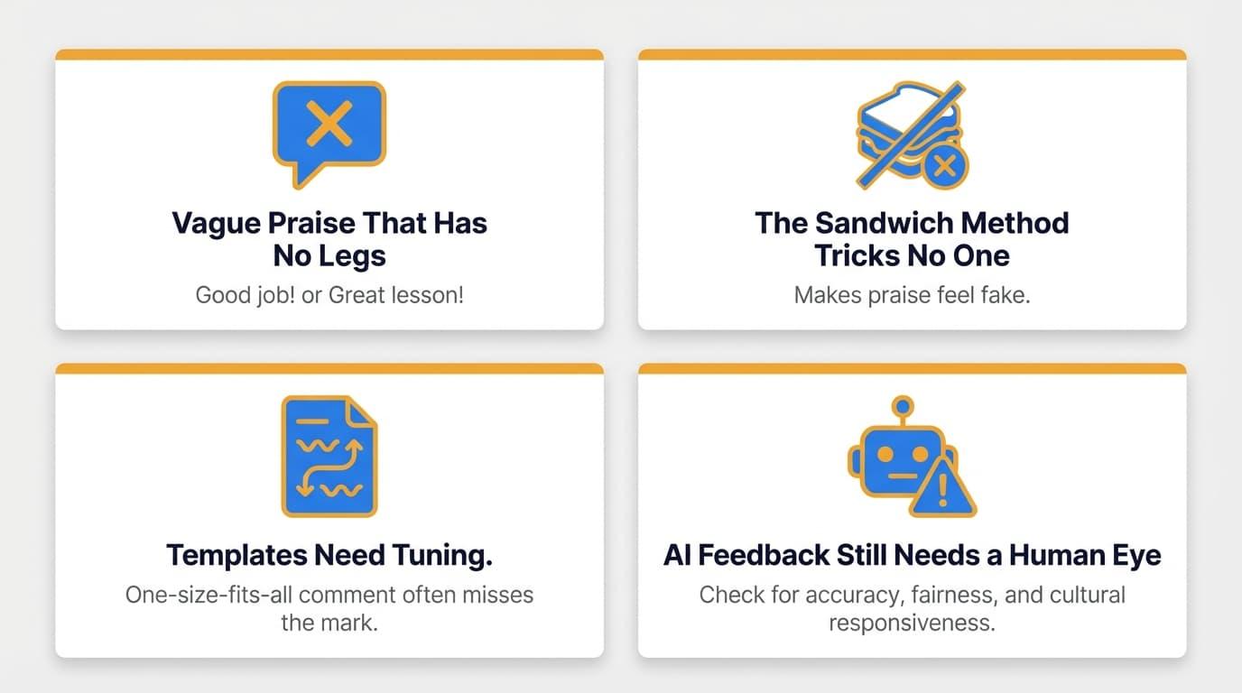 Common Pitfalls: When “Positive” Comments Fall Flat