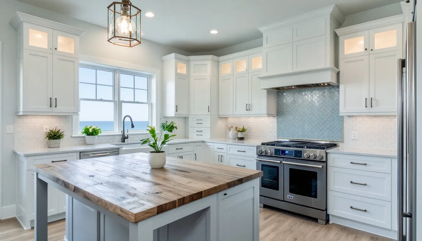 A beautiful kitchen remodel showcasing modern design elements.